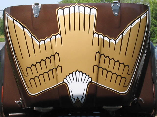 JEEP CJ7 1977-80 Golden Eagle Gold Hood Bird Stickers Decals Kit